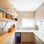 Kitchen pantry shelf installation